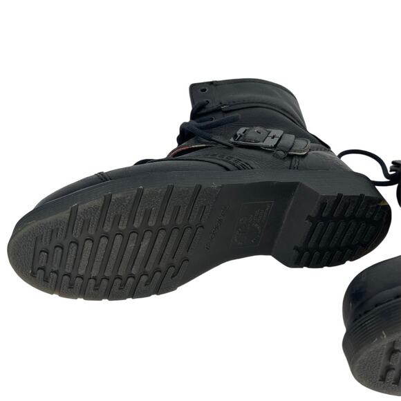 Dr. Martens Triumph Black Boots Womens 8 Mens 7 - Picture 11 of 13